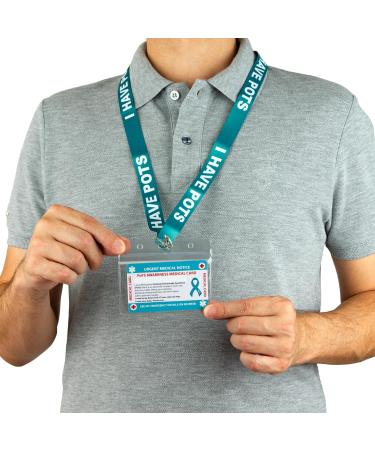 Postural Orthostatic Tachycardia Syndrome (POTS) Medical Card & Lanyard | Emergency Contact & Writing Panel | POTS Awareness Accessory - Buy Online on GoSupps.com