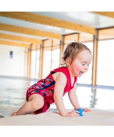 Konfidence Babywarma Girls 2mm Neoprene Baby Wetsuit - Strawberry, 6-12 Months - Buy Online on GoSupps.com