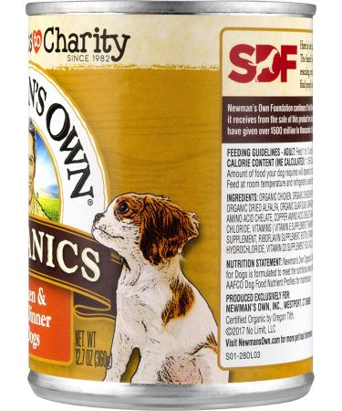 Newman's Own Chicken & Liver Dinner for Dogs - 12.7 oz (Pack of 12) - Premium Dog Food - Buy Online on GoSupps.com