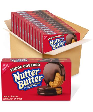 Nutter Butter Chocolate Fudge Cookies 12 - 7.9 ounce Packages chocolate peanut butter 12 Count (Pack of 1)