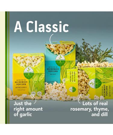 Non-GMO Gourmet Microwave Popcorn | Real Herbs & Spices | Family Farmed & Sustainable | No Palm Oil | Classic Variety (9 Pack) - Buy Online on GoSupps.com