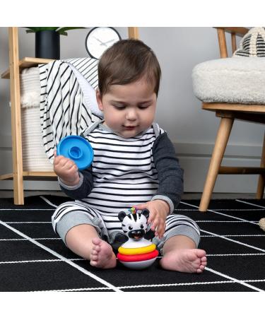 Baby Einstein Stack & Wobble Zen BPA-Free Bite Ring Toy | Cause & Effect Learning for Toddlers (3+ Months) - Buy Online on GoSupps.com