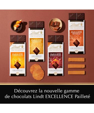 Lindt - EXCELLENCE Lace Glitter Tablet - Dark Chocolate 100g - Buy Online on GoSupps.com
