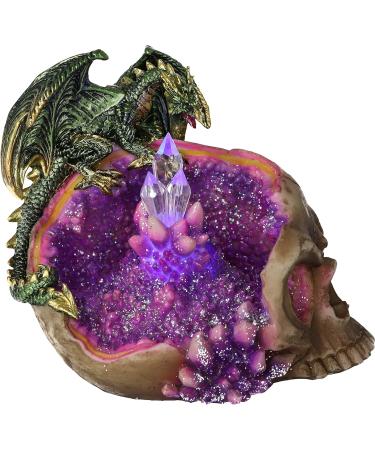 Nemesis Now Crystalline Cranium 15.7cm Pink - Unique and Stunning Home Decor Piece - Buy Online on GoSupps.com