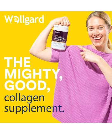 Gold Standard Bovine Collagen Peptides Powder by Wellgard | High Levels of 8 Essential Amino Acids | Halal & Kosher | Made in UK - Buy Online on GoSupps.com