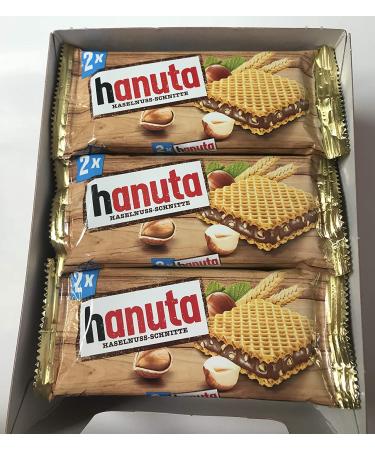 Ferrero Hanuta Wafers with Hazelnut Cream 36pcs - 18 Packs of 2pcs | Delicious Hazelnut Wafers | Buy Now - Buy Online on GoSupps.com