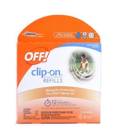 OFF! Clip-On Mosquito Repellent Refill Provides 12 Hours of Protection 2 Count