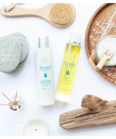 Scottish Fine Soaps - Marine Spa Sea Kelp Replenishing Shower Cream - Enriched With Soya Oil and Vitamin E - For Healthy and Rehydrated Skin - Vegan Friendly - 200ml - Buy Online on GoSupps.com