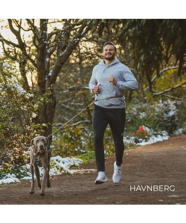 Hands-Free Dog Leash - 2m Adjustable Belly Belt | 3-in-1 Running & Training Leash for Large & Small Dogs - Beige - Buy Online on GoSupps.com