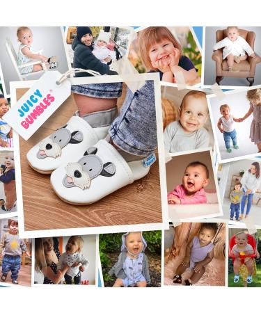 Soft Sole Leather Baby Shoes for Boys and Girls | Toddler Walking Shoes 18-24 Months | Duky Dog Design - Buy Online on GoSupps.com