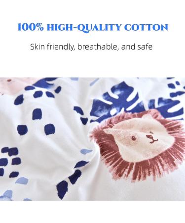 Chilsuessy Baby Sleeping Bag with Detachable Sleeves 3.5 Tog - Forest Lion Design | Winter Toddler Wearable Blanket for Kids 2-4 Years - Buy Online on GoSupps.com