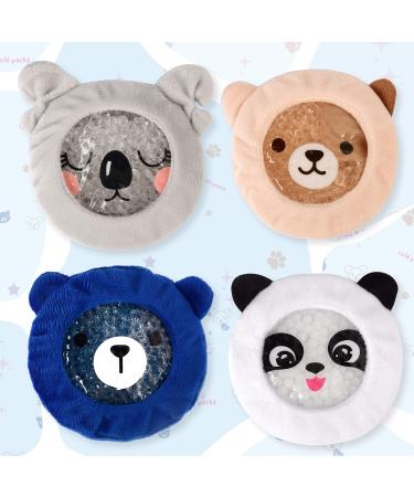 Kid s Boo Boo Ice Packs w/ Ultra Soft and Fun Sleeves - Hot and Cold Therapy - Children s Pain Relief Cold Compress for Injuries (Panda)