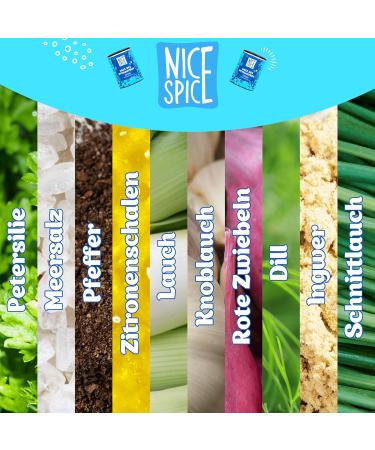 NICE SPICE Pythagyros Spice Boxes (10 x 55g) Pack of 10 Perfect for Tzatziki and Gyros 10 Exquisite Ingredients Including Dill and Ginger Delight for Greece Lovers - Buy Online on GoSupps.com