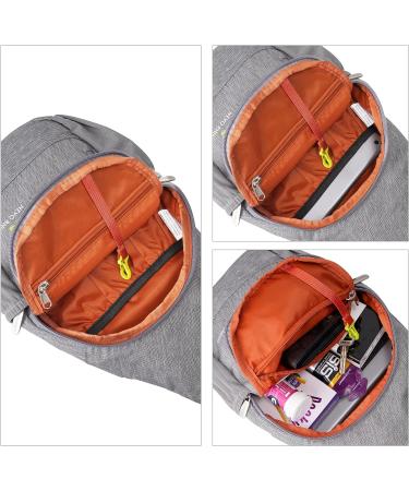 NEVO RHINO Crossbody Sling Bag 2022-Upgrade Light Grey1 - Casual Travel Hiking Chest Bag for Men Women - Buy Online on GoSupps.com