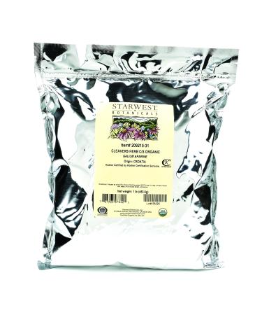 Starwest Botanicals Organic Cleavers Herb C/S  1 Pound