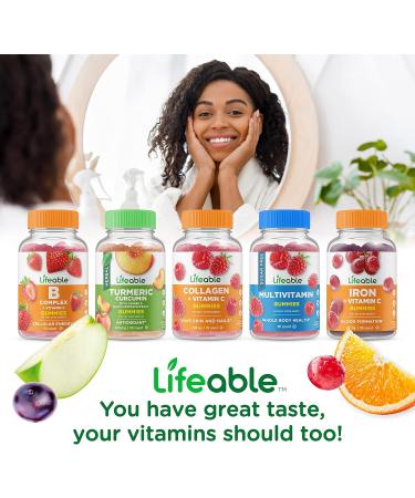Lifeable Sugar Free Biotin + Vitamin C Gummies Bundle - Great Tasting Vitamin Supplement Gluten Free GMO Free Chewable Gummy - Buy Online on GoSupps.com