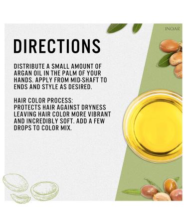 Inoar Home Care Argan Oil Hair Treatment Oil 60 ml - Nourish & Restore Your Hair | International Shipping Available - Buy Online on GoSupps.com