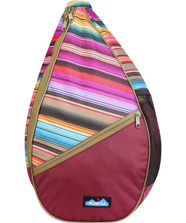 KAVU Paxton Pack Backpack Rope Sling Bag - Coastline Blanket Coastline Blanket One Size - Buy Online on GoSupps.com