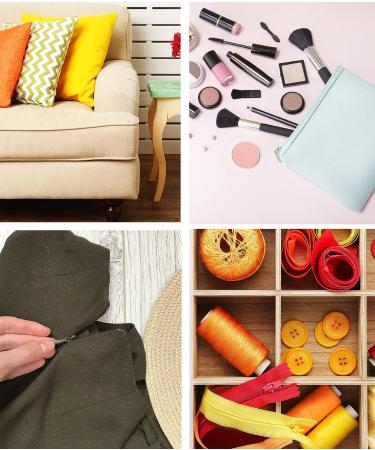 Nylon Invisible Zipper for Sewing 7 Inch Bulk - 20 Assorted Colors by Mandala Crafts - Buy Online on GoSupps.com