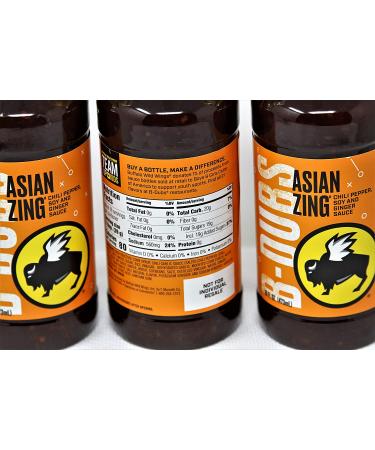 Buffalo Wild Wings Fan Fave - Asian Zing Flavor - 3-Pack of 16 Fl oz Bottles - Buy Online on GoSupps.com