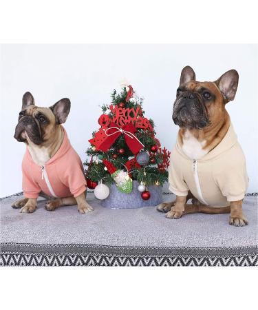 iChoue Dog Clothes Hoodie Sweatshirt - Large, Full-Zip, Khaki - Buy Online on GoSupps.com