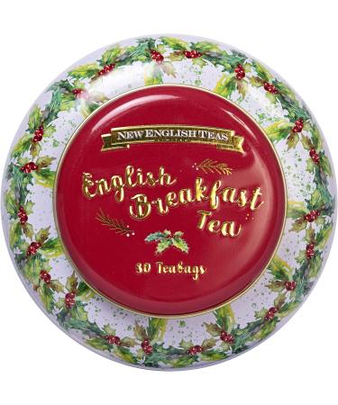 New English Teas Christmas Cow Tea Caddy with 80 English Breakfast Teabags - Buy Online on GoSupps.com
