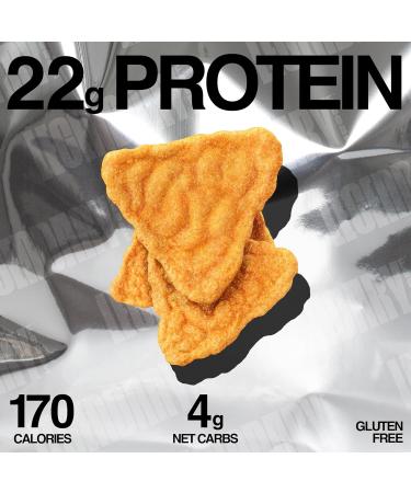 Legendary Foods Cheesy Nacho Protein Chips Popped Tortilla Style 22g High Protein 4g Net Carbs Low Sugar Gluten Free Keto Snack Packs 10 Count Healthy Crunchy Chips - Buy Online on GoSupps.com