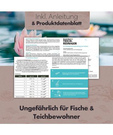 Gretchen Organic Pond Cleaner 200g - Eco-Friendly Vegan Powder for Clear Water & Safe Fish Care - Buy Online on GoSupps.com