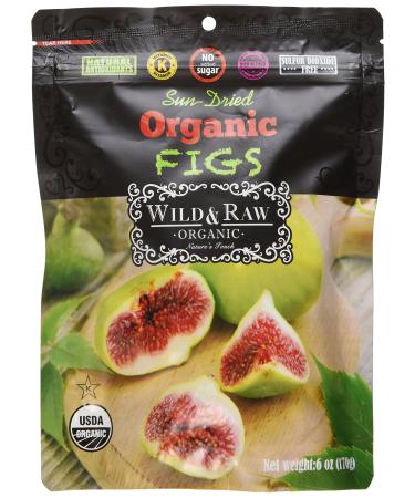 Nature's Wild Organic Wild & Raw Sun-Dried Organic Turkish Figs 6 oz (170 g)