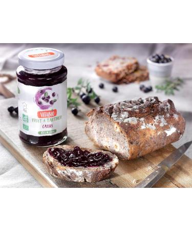 Vitabio - Fruit to spread - Black currant 290 g - Organic - Pack of 6 - Buy Online on GoSupps.com