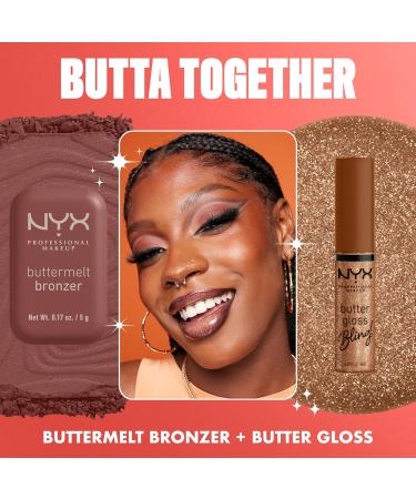 NYX PROFESSIONAL MAKEUP Butter Gloss Bling Brillant l vres v g talien non collant et brillant Hustla - Buy Online on GoSupps.com