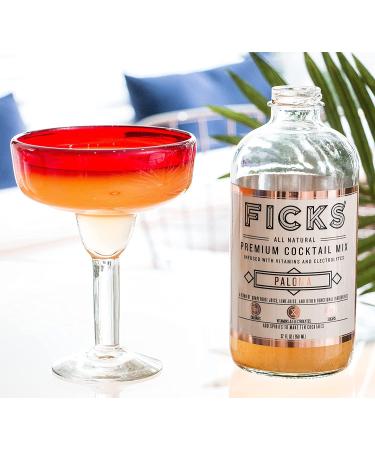 Ficks Premium Cocktail Mix Paloma 32oz (2 Pack) - Refreshing Paloma Cocktail Mixer - 64oz Total - Buy Online on GoSupps.com