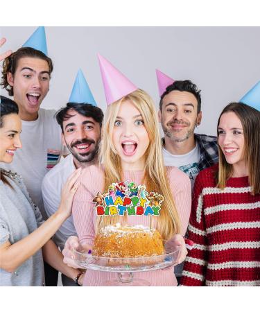 Seyal Supr Mario Happy Birthday cake Topper - Buy Online on GoSupps.com