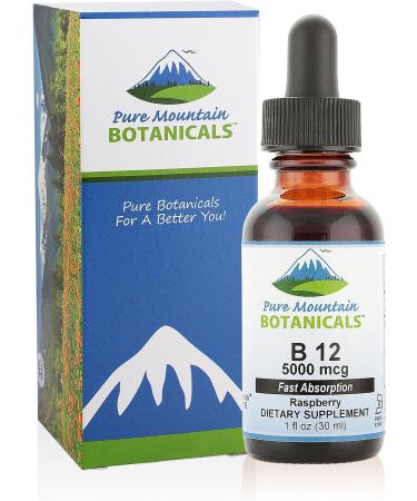 Kosher B12 Vitamin 5000 mcg Drops | Natural Berry Flavor | 1oz Bottle - Buy Online on GoSupps.com