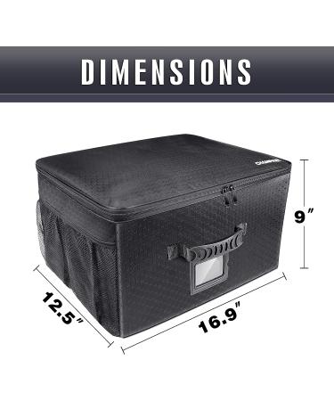 Champkey Golf Trunk Organizer - Portable & Foldable Travel Storage Locker | Ideal for Golf & Car | Black - Buy Online on GoSupps.com