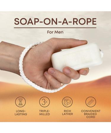 English Leather Fragrance Soap On A Rope for Men - 6 oz (1 Pack) - Buy Online on GoSupps.com