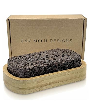 Day Moon Designs Pumice Stone for Feet with Suction Cups - Foot Scrubbers for Use in Shower to Exfoliate, Massage & Clean Feet While Standing, Foot Care for Men & Women Callous Removers for Feet