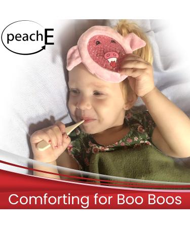 Kids Boo Boo Ice Packs (4 Pack) - Cute Animal Hot/Cold Packs with Soft Sleeves - Reusable Gel Beads for Pain Relief - Ideal for Injuries, Fever, Headaches - Buy Online on GoSupps.com