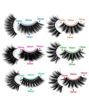 30 Pairs 20MM False Eyelashes Wholesale | 8D Fluffy Volume | 6 Mixed Styles Pack - Buy Online on GoSupps.com