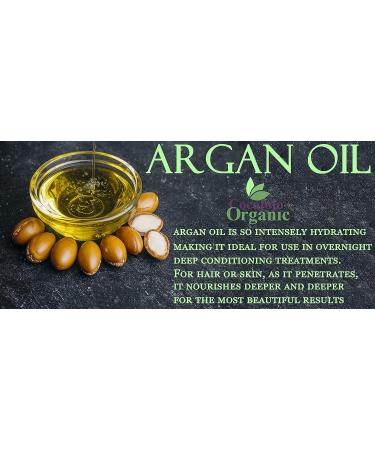 Argan Oil - 100% Pure Cold Pressed 16 oz for Hair, Face, Body & Scalp - Buy Online on GoSupps.com
