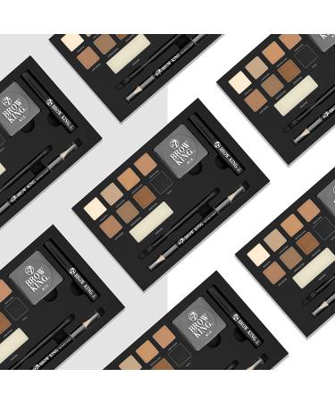 W7 Brow King Ultimate Eyebrow Kit - Professional Brow Shaping, Defining, and Grooming Palette - Buy Online on GoSupps.com