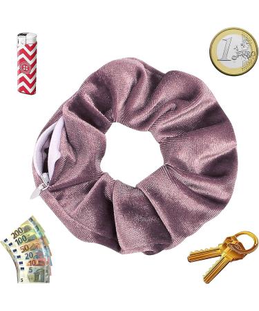 A.Tony Velvet Scrunchies Set - Zipper Hair Tie Gadget for Girls & Women - Forest Ponytail Holder Jewelry - Buy Online on GoSupps.com