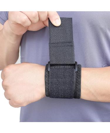 YUNYILAN 2 PCS Wrist Brace for Carpel Tunnel - Comfortable Support for Sprained, Arthritis, Ganglion Cyst - Wrist Compression Band (Black) - Buy Online on GoSupps.com
