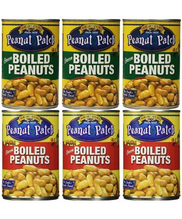 3 Pack Boiled Peanuts and 3 Pack Cajun Boiled Peanuts (Total of 6)