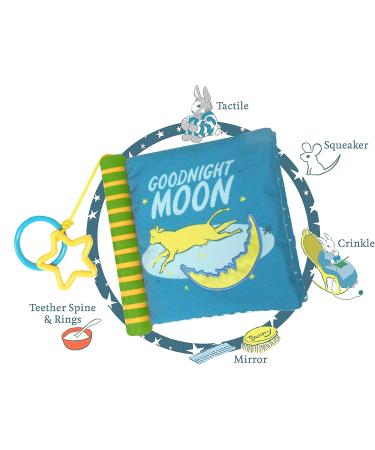 Good Night Moon Soft Teether Book - Soothing Teething Toy & Interactive Bedtime Story - Buy Online on GoSupps.com
