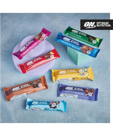 Optimum Nutrition Protein Crisp Bar (10x65g) Chocolate Brownie Crisp - Buy Online on GoSupps.com