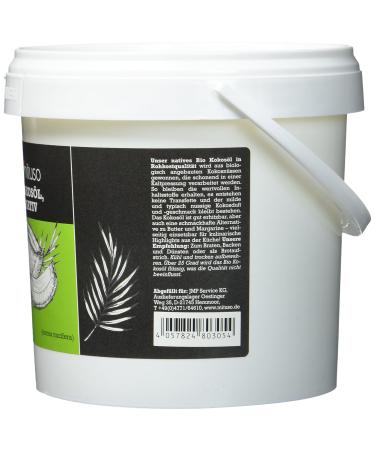Mituso Organic Virgin Coconut Oil - 1000 ml (1 Pack) | Premium Quality for Cooking & Skin Care - International Shipping Available - Buy Online on GoSupps.com