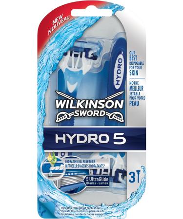 Buy Wilkinson Hydro 5 Razor - 3 Pieces | Premium Shaving Solution for Smooth Skin - International Shipping Available - Buy Online on GoSupps.com