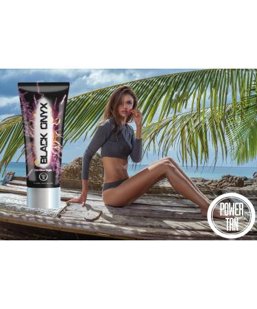 Power Tan Black Onyx Tanning Sunbed Lotion Cream Accelerator 250ml Tube - Buy Online on GoSupps.com