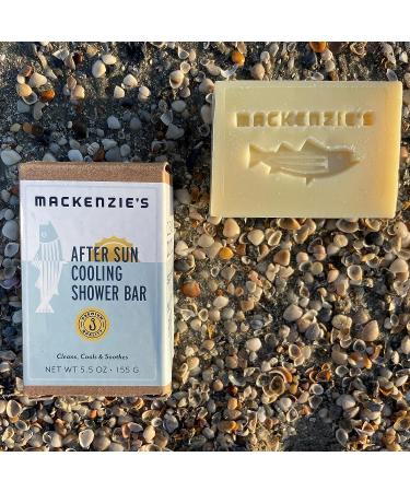 MacKenzie's After Sun Cooling Shower Bar 5.5 oz - Ideal Gift for Fishermen, Gardeners, and Sailing Enthusiasts - Buy Online on GoSupps.com